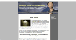 Desktop Screenshot of ghost-hunting.org